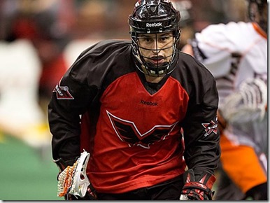 Kyle Hartzell with the Wings