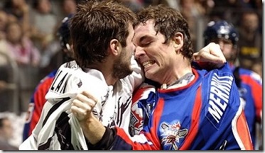 Patrick Merrill looking intense