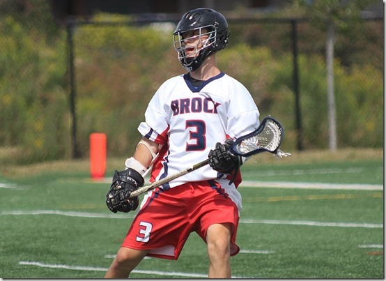 Brandon Slade with the Brock Badgers